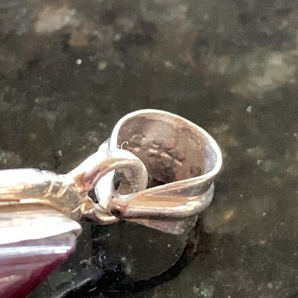 Sterling Ruby Zoisite Pendant - Picture 4 of 4